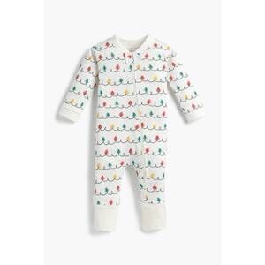 NEW MONICA + ANDY kids christmas lights pajamas in white